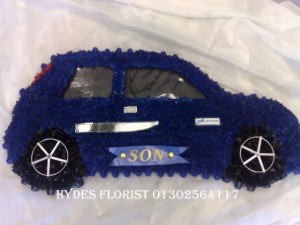 fiat-punto-car-funeral-tributes-flowers-doncaster-hydes-florist             